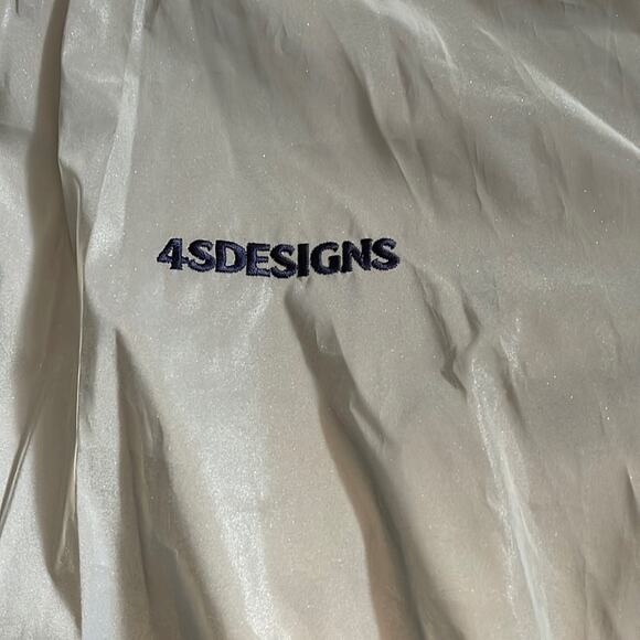 4SDESIGNS Pullover Jacket American Flag Retail $1144 Medium Athletic Streetwear - Picture 7 of 14